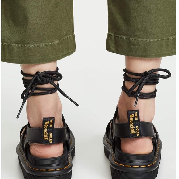 Dr. Martens Women's Gladiator w/ Ankle-tie Sandal. Used once, great condition - Picture 2 of 4